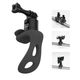Sports Camera Strap Silicone Wrap Band Bike Motorcycle Handlebar QR Mount 2Level for GoPro Hero 12/11/10 DJI OSMO Insta360 X4/X3