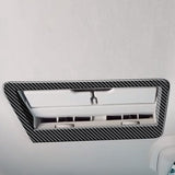 Top-For TOYOTA VELOZ AVANZA 2022 2023 Carbon Fiber Car Roof Air Outlet Frame Reading Light Lamp Cover Trim Sticker