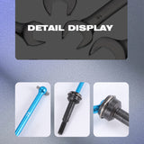 4Pcs Front & Rear Drive Shaft CVD 54515 54516 42Mm 39Mm For Tamiya XV-01 TC-01 XV01 TC01 1/10 RC Car Upgrades Parts