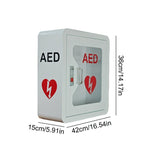 AED Cabinet with Snap Lock and Industrial Grade Steel Metal Plate - For Office, Emergency Vehicles, Public Places, Social Clubs.