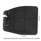 1Pair Footplate Nonslip Foot Pad Thickened Footrest Pedal Wheelchair Mobility Scooter Parts 19x16cm
