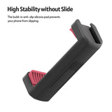 Mini Vlog Live Streaming Smartphone Clip Phone Holder Cold Shoe Mount 1/4inch 55-90mm Smartphones for Tripod Mic LED Light