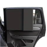 4-piece car window sunshade - magnetic insulated Oxford cloth, unlined privacy point sunshade