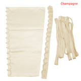 3PCS/Set Wedding Dress Zipper Replacement Adjustable Corset Back Kit Lace-Up Satin Ribbon DIY Craft Wedding Dress Accessories