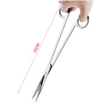 6PCS/Set Aquarium Cleaning Tools Aquascaping Landscaping Tool Kits Stainless Steel Aquatic Plants Scissors Tweezers Set