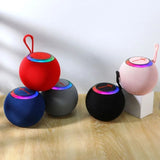 BS68D Colorful Light Wireless Portable Stereo Subwoofer Bluetooth Speaker Powerful Loudspeaker Outdoor Active Hifi Rgb Bt Speake