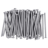 M2.5 x 40mm 304 Stainless Steel Round Head Screws Bolt 60pcs