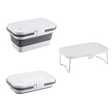 Portable Camping Equipment Folding Storage Container  Basket Tableware Set NEW