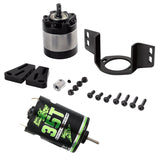 540 Brushed Motor 35T With 1:5 Reduction Gearbox For 1/14 Trailer 1/10 RC Car Crawler Axial SCX10 Traxxas TRX4 Replacement