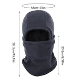 Windproof Warm Neck Gaiter Soft Winter Cold Weather Hat Ski Masque Fleece ed Full Face Cover