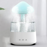 Mushroom Air Humidifier Colorful Night Lights Electric Aroma Diffuser Rain Cloud Smell Distributor Relax Water Drops Sounds