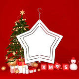 8 Pack Wind Spinner Blank White 10Inch 3D Sublimation For Christmas Indoor Outdoor Decoration