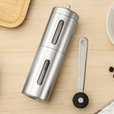 1pc, Portable Manual Coffee Bean Grinder with Hand Crank - Fine to Coarse Grind for Espresso and Travel - Perfect Coffee Accessory