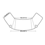 Car Winter Windscreen Covers Frost Ice Snow Shield Front Protector Portable Collapsible No Drilg Exterior Cover Parts