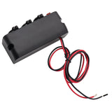 3 Socket Cigarette Lighter Splitter 12V Power Outlet Adapter with LED On/Off Switches for Car Rv Truck Marine Boat