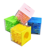 4 Pack Maze Gift Boxes, Perfect Money Holder Puzzle Brain Teasers For Kids And Adults Durable 7X7x7cm