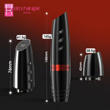 2023 New Ambition Permanment Make Up Battery Tattoo Machine Pen Brush Coreless Motor 4.0mm Stroke 1800mA/h Free Shipping