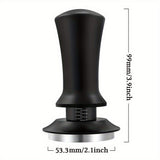 49/51/53/53.3/58/58.5mm Coffee Tamper Adjustable Depth With Graduated 30 Lbs Espresso Spring Calibrated