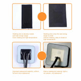 USB Electric Cloth Warming Heated Clothes Vest Jacket Pads Heater Sheet Shoes Socks Warmer Pad Fiber Safety Heating