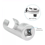 Open Oil Pipe Disassembly Sleeve Slotted Oxygen Sensor Wrench Flare Nut Socket Set Fuel Injection Hexagonal Repair Tool