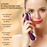 Multifunctional Beauty Face Device Vibrating RF Facial Massage Skin Rejuvenation Device Ultrasonic Face Care Beauty Device Tool