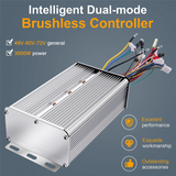 48V 60V 72V 3000W Hub 24Mos MAX80A for Electric Bike E-Scooter Motorcycle Bldc Motor Controller