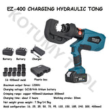 EZ-300/EZ-400Electric Tool Rechargeable Hydraulic Charging Crimping Pliers For Copper And Aluminum Wir