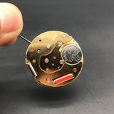 6003D/6003.D Swiss Ronda Quartz Movement Watch Mechanism Parts Replacements Gold Clock Movt White Datewheel Original