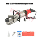 HRB-16/HRB-22 Steel Bar Bender Electric Hydraulic hine HandHeld Rebar Bending Construction Tool