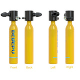 DEDEPU Scuba Equipment Underwater Diving Cyder Iator 0.5L Outdoor Oxygen Tank