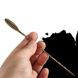 Retro Brass Pass Drill Dredge Drilled Creative Carving Spiral Ventilation Needle Cigarette Cigar Smoking Tool