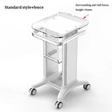 Beauty Instrument Desktop Rolling Trolley - Multifunctional Dental Acrylic Small Bubble Medical Cart