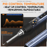 FNIRSI PD65W Internal Heating Electric Soldering Iron Digital Display Constant Temperature Maintenance Welding Intelligent Electric Soldering Iron Portable
