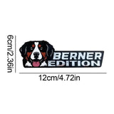 3D Dogs Stylish Emblems And Badges Acrylic Funny Automotive Badge Sticker For Car Dog Lover