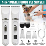 Professional Dog Hair Clipper USB Rechargeable Pet Trimmer Cat Shaver Cutting hine Puppy Grooming Haircut Low Noice