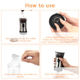 Portable Electric Coffee Grinder with USB-C Charge and Mini Ceramic Grinding Core