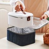 1pc 1.8L Electric Lunch Box 2 In 1, Stainless Steel Electric Lunch Box Food Heater Car And Home Use Portable Lunch Heater,