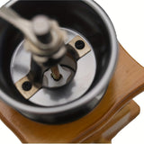 1pc, Retro Coffee Bean Grinder, Hand Coffee Grinder, Exquisite Manual Grinder, Hand Operated Coffee Grinder Ceramic Core Adjustable Grinder, For RV Outdoor Camping Picnic Office Travel Coffee Maker Coffee Bar Accessories Back To School
