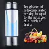 420ml Hydrogen-Rich Cup Electric Hydrogen Rich Water Generator Bottle Titanium Quality Filter Portable Antioxidant Lonizer