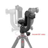 Aluminum Alloy Gimbal Tripod Head for Telephoto Lens Bird-watching Photography