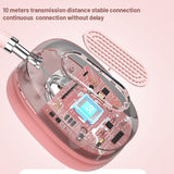 Wireless Headphones Cat Ear with Mic Bluetooth 5.0 Glow Light Headset Stereo Bass for Children Girl PC Phone Gaming Headsets