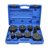9pcs Turbo System Leakage Tester Tool Automotive Vehicle Service Garage Worhop 35mm -90mm