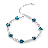 Blue Heart Of The Sea Bracelet