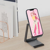 Desk Phone Holder Stand Cell Phone Dock Stand Dual Folding Cell Phone Stand  Phone Holder Cradle Dock