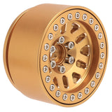 4PCS 240G/Pcs Heavy Brass Beadlock 1.9 Hub Wheel Rim For 1/10 RC Crawler Car Traxxas TRX-4 Axial SCX10 RC4WD D90