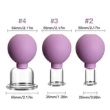 Rubber Face Massager Vacuum Eye Skin Lifting Facial Cups Anti Cellulite Jar Anti-Wrinkle Cupping Therapy Beauty Tool