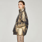 Ladies Waterproof Laser Disposable Shiny Coat