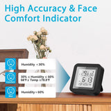Smart WiFi Monitor Digital Indoor Thermometer Hygrometer Temperature Humidity Sensor for Home Greenhouse