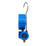 Air Conditioning Pressure Single Diagnostic Manifold Gauge with Clear Scale Fits R410A R22 R134A R404A Refrigerants