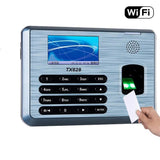 Mutil language new TX628 3 inch color screenS30 TCP/IP RS232/485 biometric fingerprint attendance recorder time clock